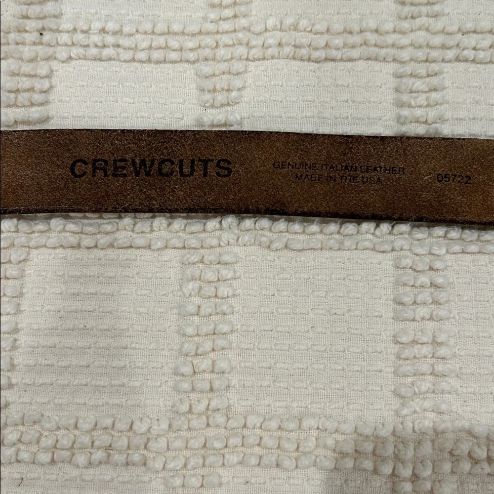 J Crew Crewcuts Boys M Leather Belt